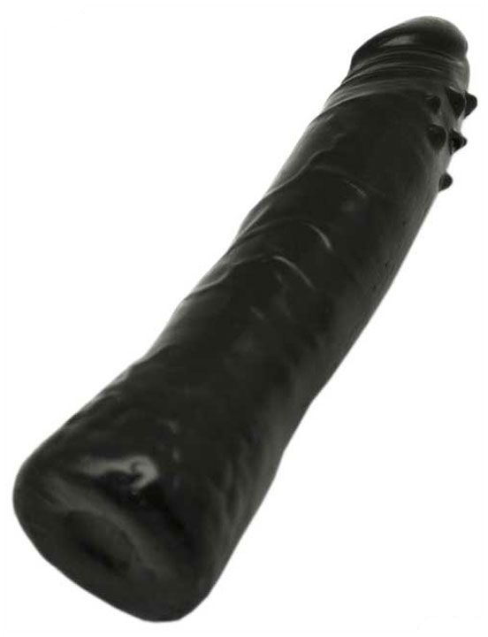 Черный гнущийся фаллоимитатор REALISTIC - 18,5 см. от Intimcat