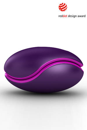 Фиолетовый вибратор для пары 2 в 1 ZINI DEUX - пластик