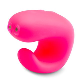 Розовый мини-вибратор на палец Fun Toys Gring - силикон