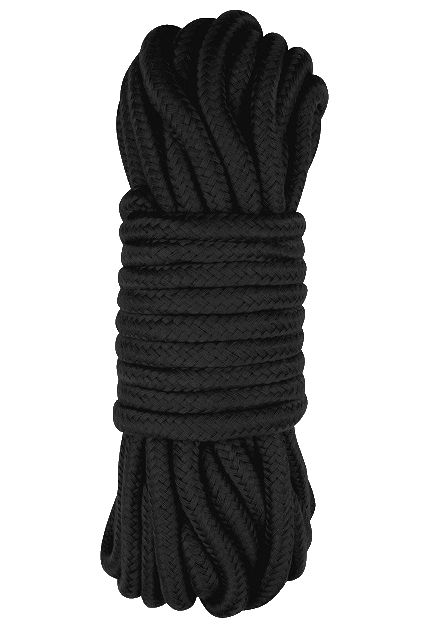 Черная веревка для шибари Bind Love Rope - 10 м.