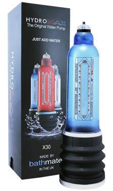 Гидронасос Bathmate Hydromax X30 Aqua Blue для увеличения члена - пластик