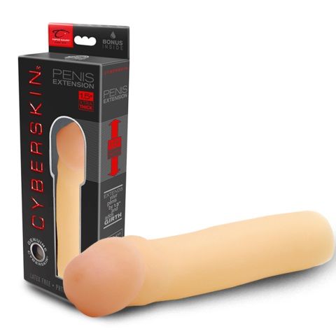 Насадка-удлинитель CyberSkin 1.5 inch Transformer Penis Extension - 19 см. - CyberSkin