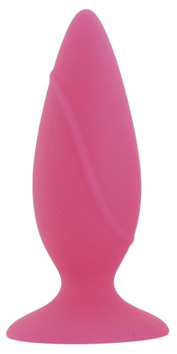 Розовая анальная пробка POPO Pleasure - 10 см. - силикон