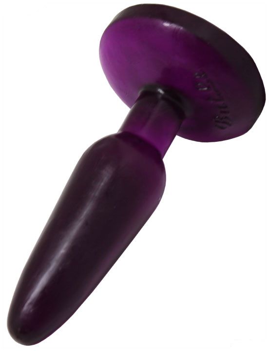 Фиолетовая анальная пробка HONEY DOLLS - 16 см. Eroticon