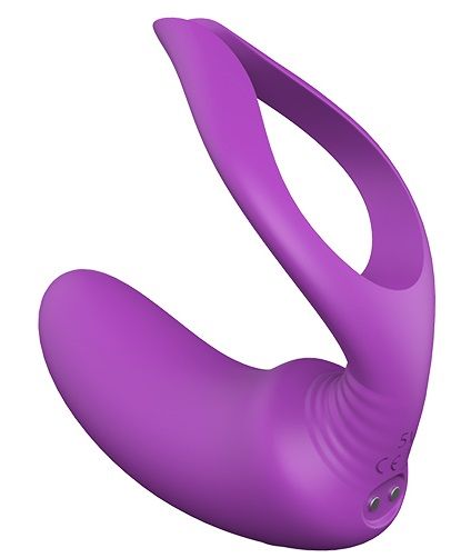 Фиолетовый анальный вибратор REMOTE PRIVATE PLEASER Dream Toys