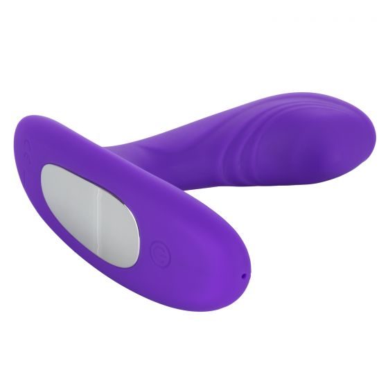 Фиолетовый вибромассажёр простаты Silicone Remote Pinpoint Pleaser от Intimcat