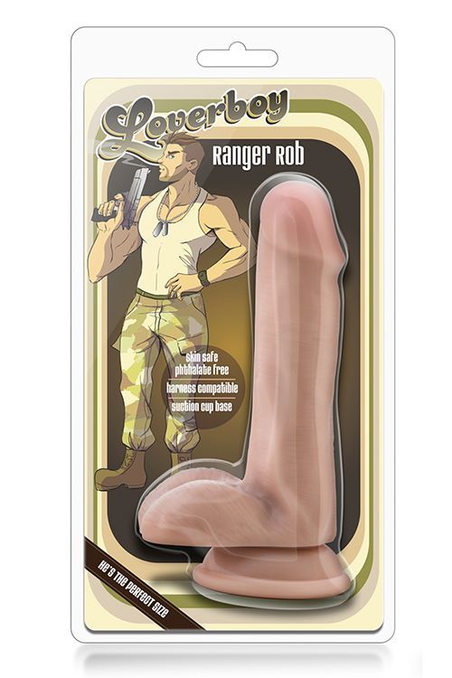 Телесный реалистичный фаллоимитатор RANGER ROB - 15,2 см. Blush Novelties