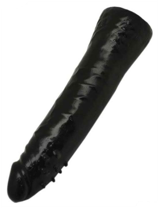 Черный гнущийся фаллоимитатор REALISTIC - 18,5 см. Eroticon