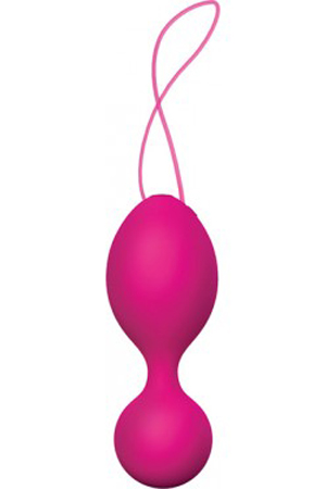 Розовые перезаряжаемые вагинальные шарики Swan Clutch с вибрацией от Intimcat