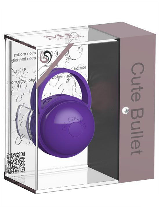 Фиолетовый клиторальный стимулятор Cute Bullet ML Creation