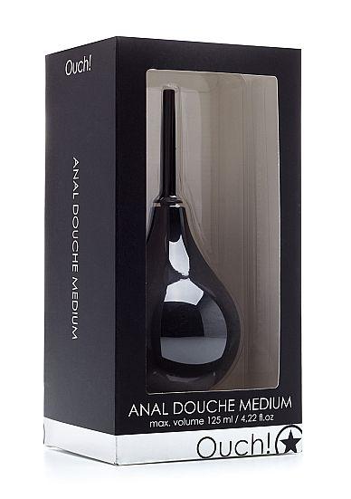 Черный анальный душ Anal Douche Medium - поливинилхлорид (ПВХ, PVC)
