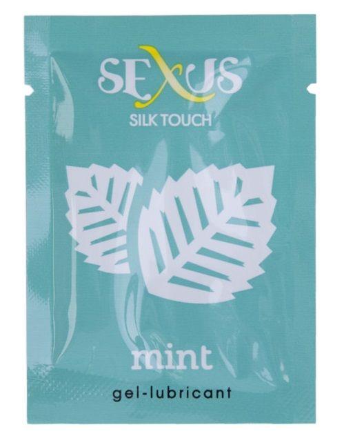 Набор из 50 пробников увлажняющей гель-смазки с ароматом мяты Silk Touch Mint по 6 мл. каждый - 
