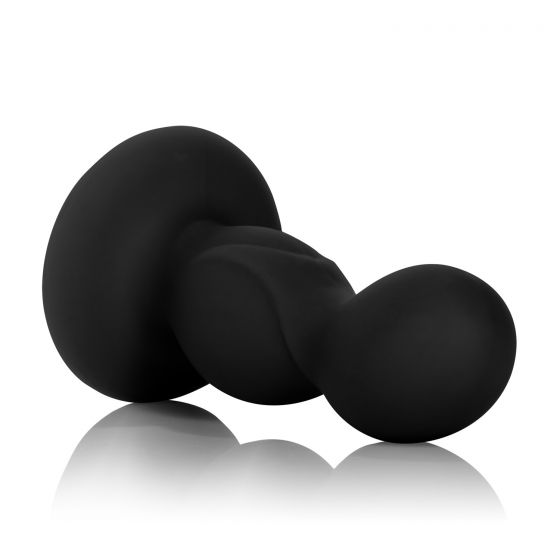 Черный анальный стимулятор Silicone Back End Play - 10,75 см. - силикон