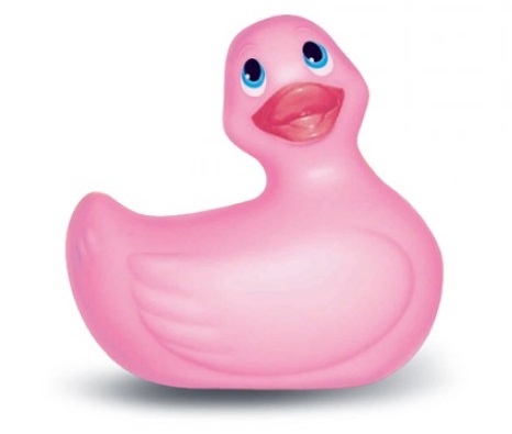 Розовый вибратор-уточка I Rub My Duckie