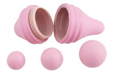 Набор для интимных тренировок Pelvix Concept: контейнер и 3 шарика Adrien Lastic