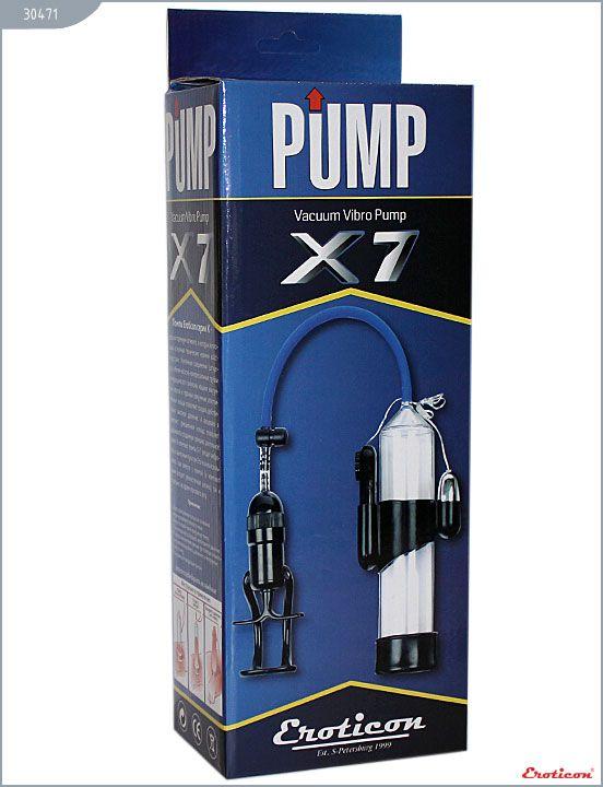 Вакуумная помпа Eroticon PUMP X7 с мини-вагиной и вибрацией - фото 5
