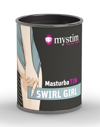 Компактный мастурбатор MasturbaTIN Swirl Girl - термопластичный эластомер (TPE)