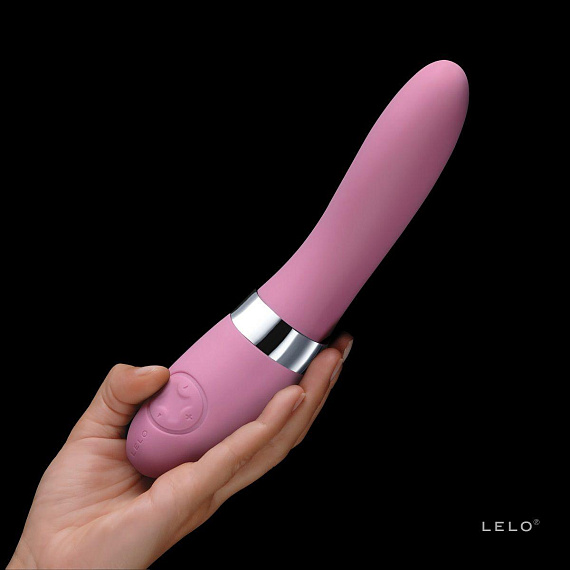 Вибромассажер Elise 2 розового цвета - 22 см. - силикон