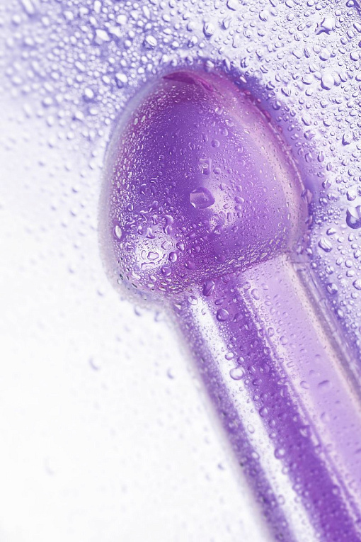 Фиолетовый фаллоимитатор Jelly Dildo S - 15,5 см. - фото 9