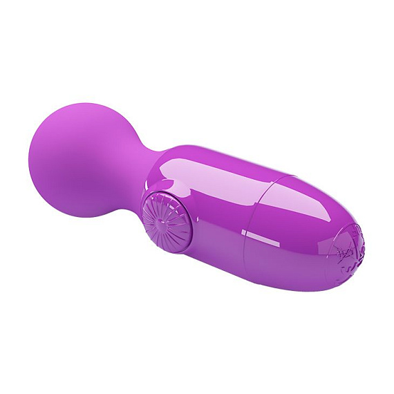 Фиолетовый мини-вибратор с шаровидной головкой Mini Stick от Intimcat