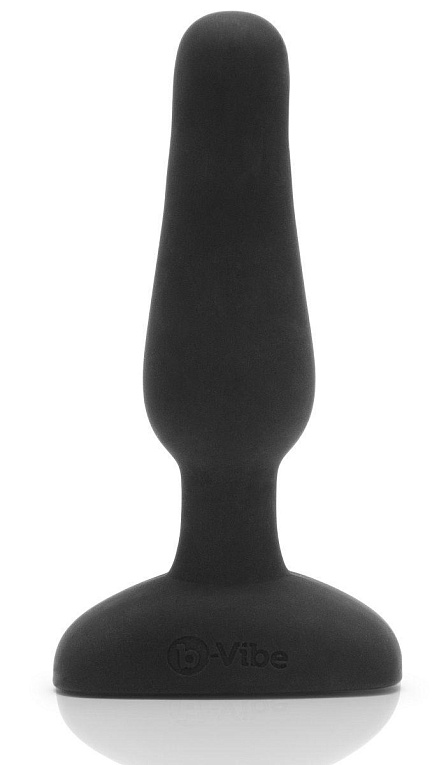 Анальная вибропробка чёрного цвета NOVICE REMOTE CONTROL PLUG BLACK - 10,2 см. - фото 8