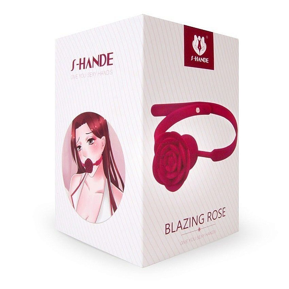 Розовый виброкляп Blazing Rose от Intimcat