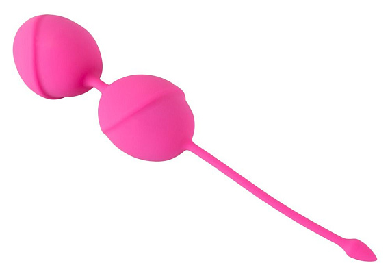Розовые вагинальные шарики Silicone Love Balls от Intimcat
