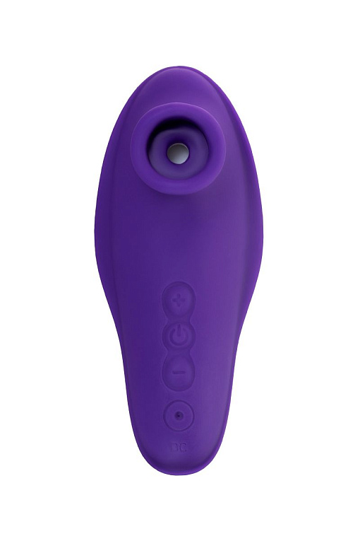 Фиолетовый клиторальный стимулятор Swizzy - силикон