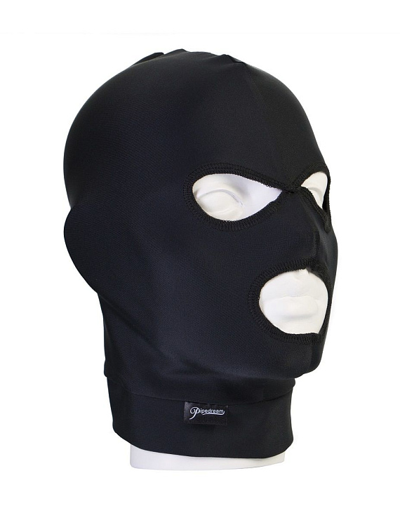 Черная маска на голову Spandex Hood от Intimcat