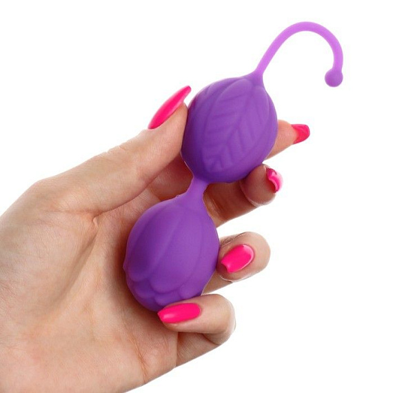 Фиолетовые вагинальные шарики «Оки-Чпоки» - фото 5