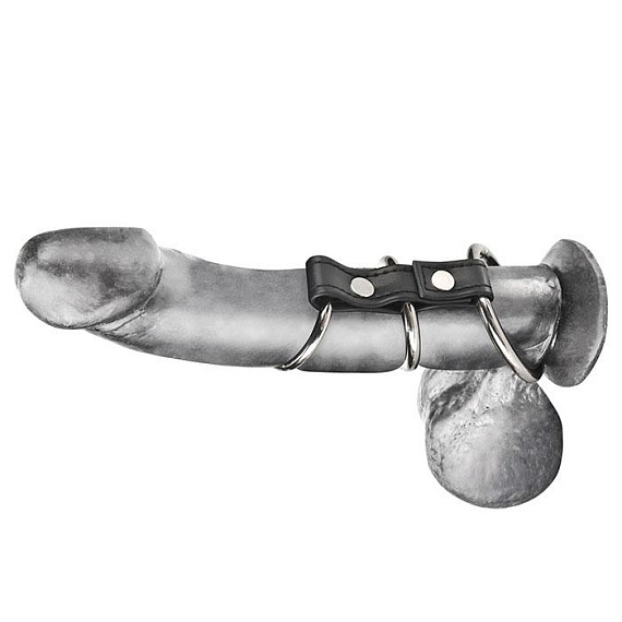 Хомут на пенис из трех металлических колец 3 RING GATES OF HELL от Intimcat
