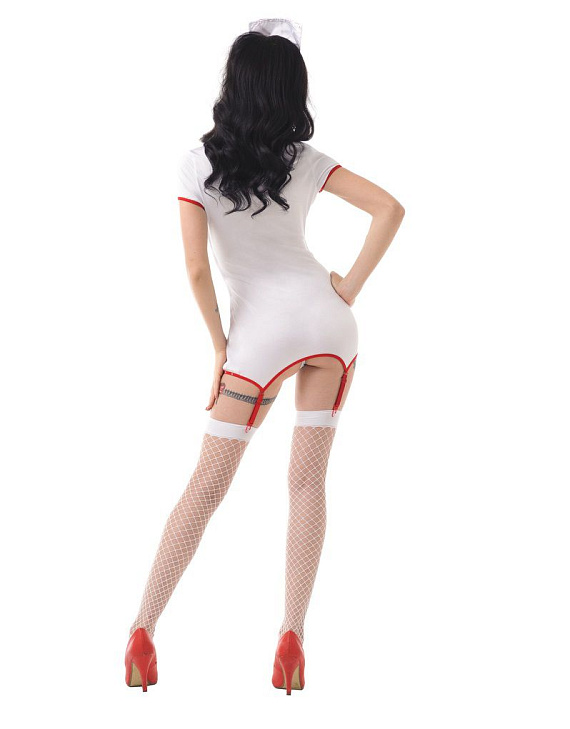 Ролевой костюм медсестры - 90% полиэстер, 10% эластан