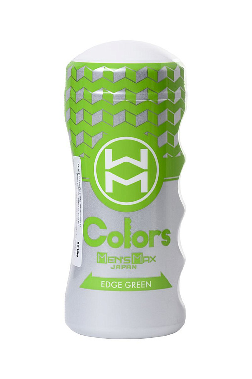 Мультирельефный мастурбатор MensMax Colors - Edge Green - термопластичный эластомер (TPE)