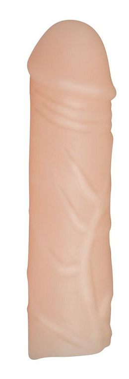 Телесная насадка на пенис Nature Skin - 15,5 см. - Nature Skin
