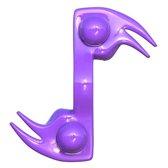 Фиолетовое эрекционное кольцо с вибрацией Wonderful Wabbit Pipedream