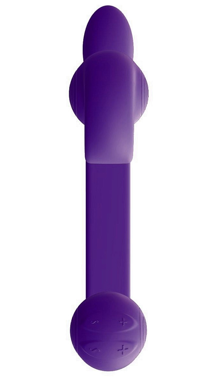 Уникальный фиолетовый вибромассажер-улитка для двойной стимуляции Snail Vibe от Intimcat