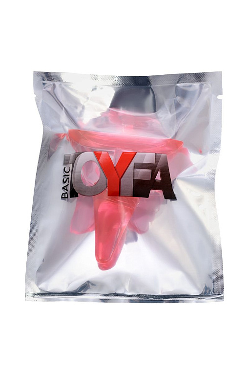 Красная анальная втулка с ограничителем - 6,5 см. ToyFa