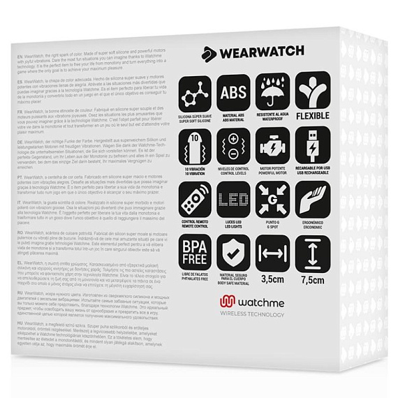 Розовое виброяйцо с черным пультом-часами Wearwatch Egg Wireless Watchme от Intimcat