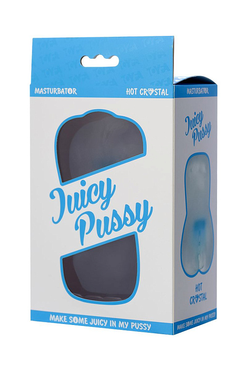 Прозрачный реалистичный мастурбатор Juicy Pussy Hot Crystal - фото 7