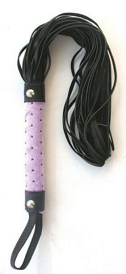 Черно-фиолетовая плетка Notabu - 46 см.