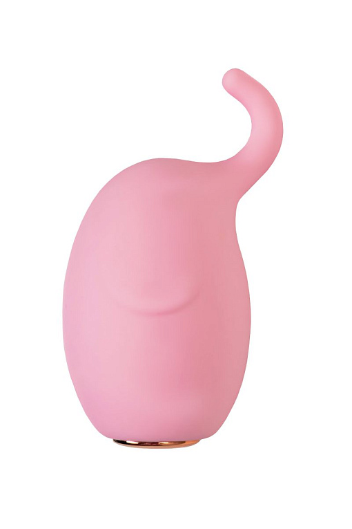 Розовый клиторальный стимулятор Mr. Elephant Штучки-дрючки