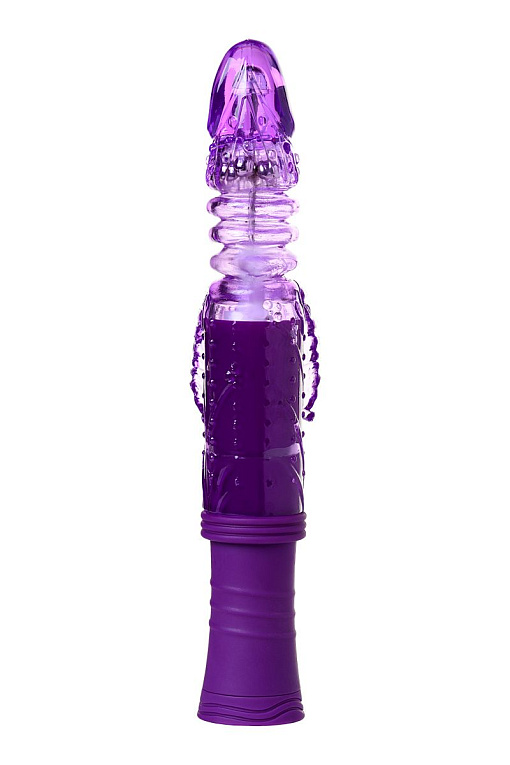 Фиолетовый вибратор-кролик на присоске - 23,5 см. - фото 8