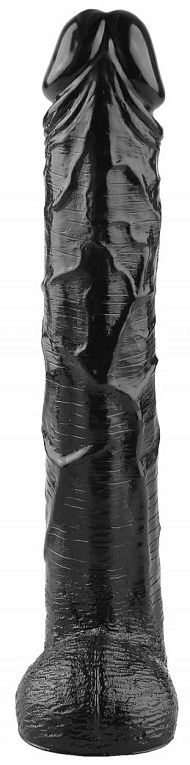 Черный фаллоимитатор-гигант - 44,5 см. от Intimcat