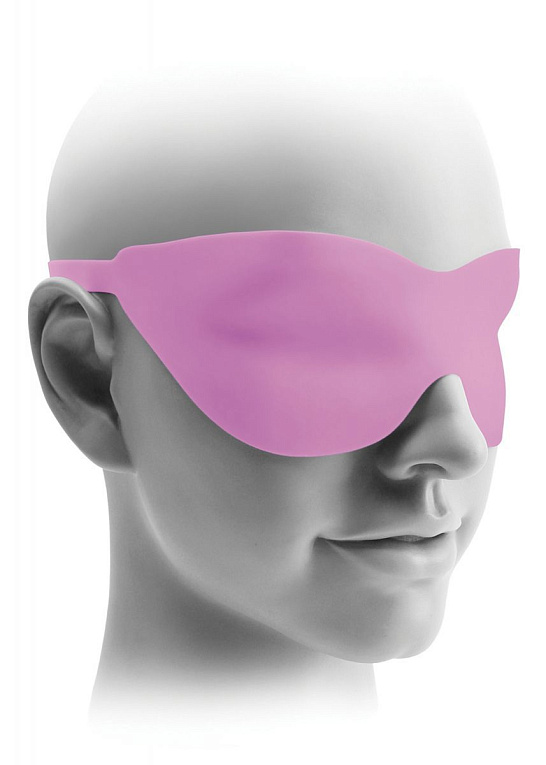 Розовая силиконовая маска FANTASY LOVE MASK - силикон