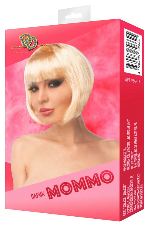 Бежевый парик  Моммо от Intimcat