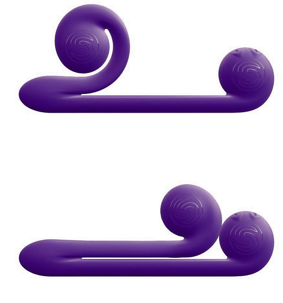 Уникальный фиолетовый вибромассажер-улитка для двойной стимуляции Snail Vibe - фото 6