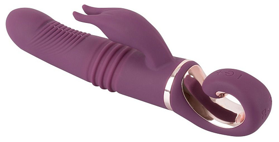 Фиолетовый вибратор-кролик Javida - 25,5 см. от Intimcat