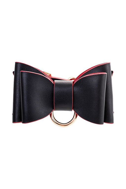 Черно-красный бондажный набор Bow-tie - фото 10