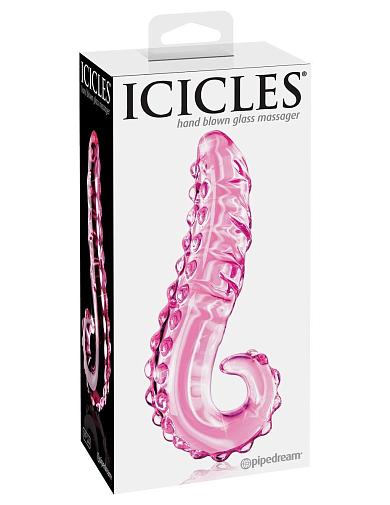 Стеклянный стимулятор ICICLES № 24 - 15,2 см.
