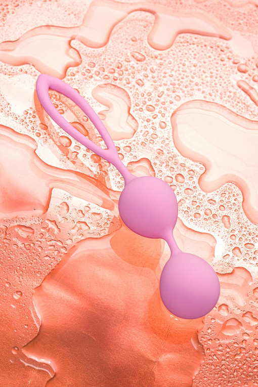 Розовые вагинальные шарики Lotus - фото 6